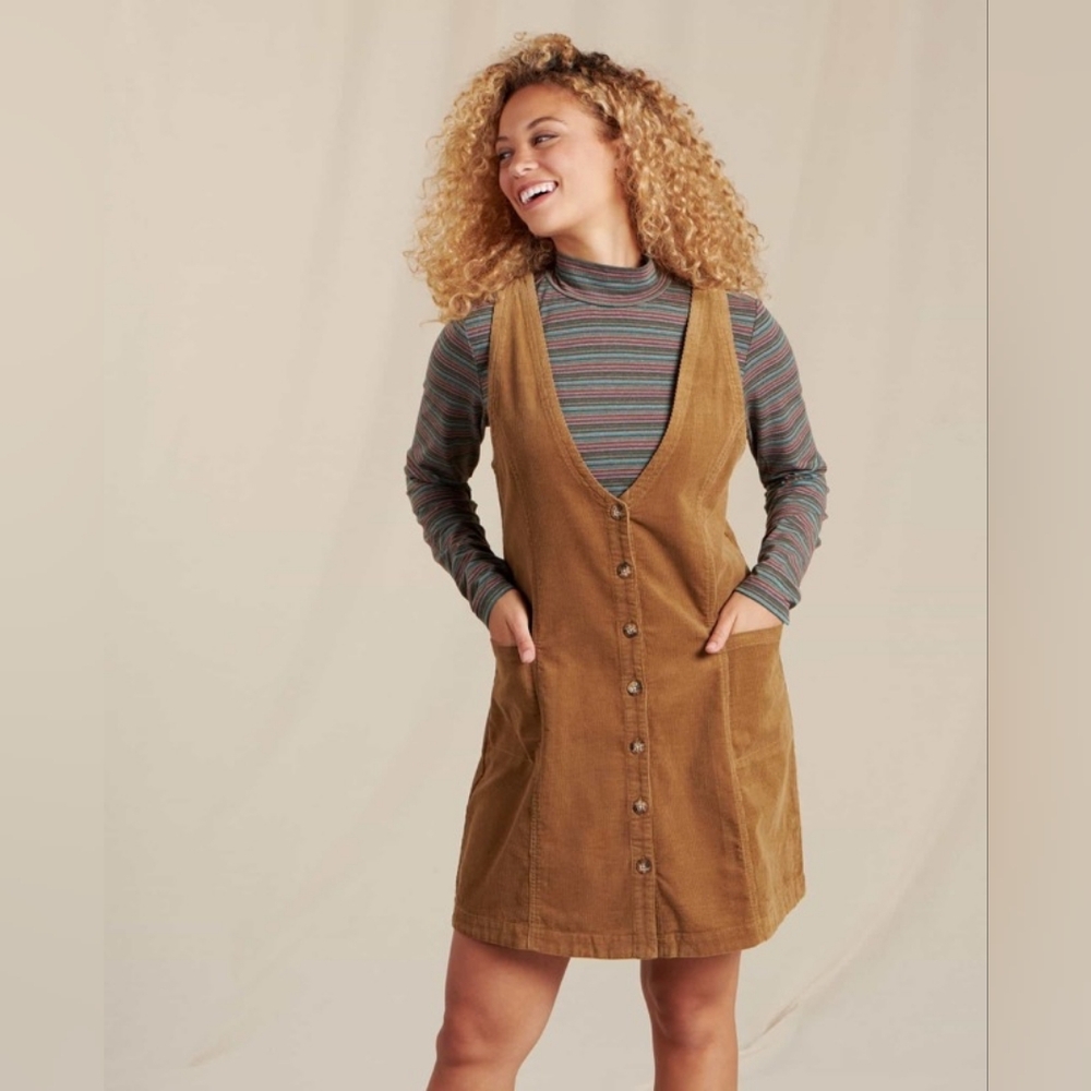 Toad & Co Scouter Corduroy Jumper Dress
